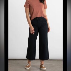 Bridge & Burn Gladstone Black Wide-Leg Pants 32‎